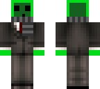 green blob with suit