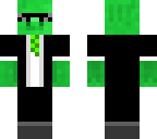 green suit pig