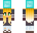 mini girl holding diamond