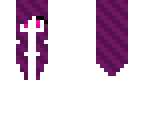 purple zebra stripe hair girl