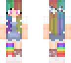 rainbow girl