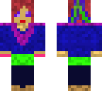 red hair bluegreenbow