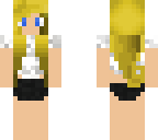 white shirt girl with blonde hair