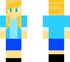 blue girl