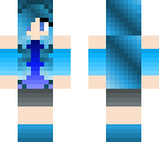 blue shaded girl