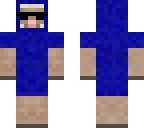blue sheep with glasses