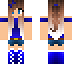 cute blue girl