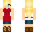 girl in a apron