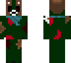green dog