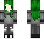 green hair
