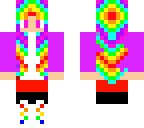 rainbow teen girl