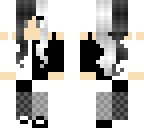 black and white