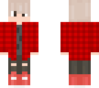 cute guy in all red