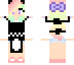 rainbow girl maid