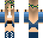 blue girl