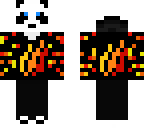 blue panda fire hoodie