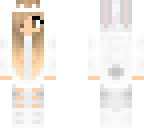 cute white queen rabbit