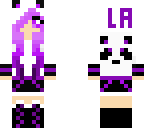 my sister\'s cute panda girl skin