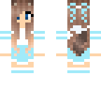 my skin in a cheerleading outfit
