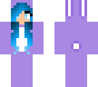 purple bunny girl