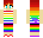 rainbow girl