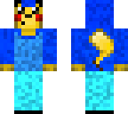 pikachu is a blue hoodie