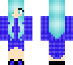 blue girl
