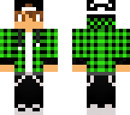 green checkered boy