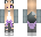 purple wolf girl