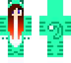 teal cat onsie