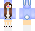 blue kawaii bunny