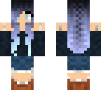 bluehaired girl