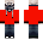 pug with red jacket
