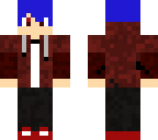 wyfiguy but with full blue hair