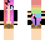 cute rainbow girl