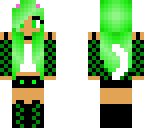 green cat girl