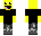 happy minecraft skin mais