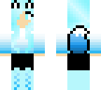 icy blue fox girl