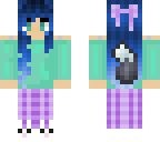 pajama wolf girl