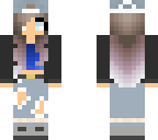 purple fade hair girl
