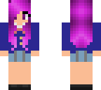 purple hair uniform