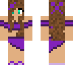 purple swimsuit