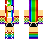 rainbow girl