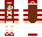 red and white girl