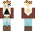 red flannel girl