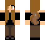brown haired wolf girl