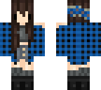 chibi blue girl