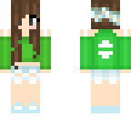 cute lime green girl
