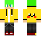 green hair pikachu jacket