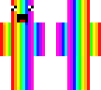 neon rainbow guy
